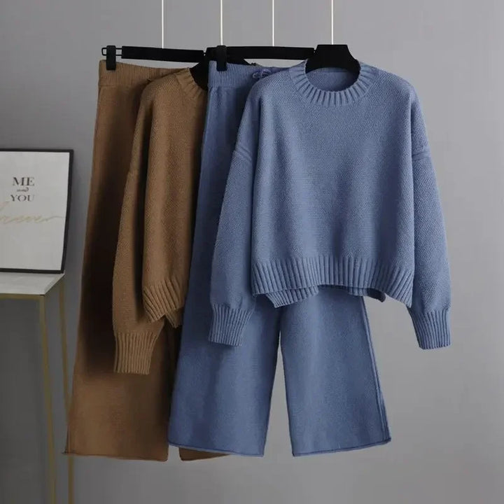 Women's Knit Two-Piece Set – Cozy Comfort for Everyday