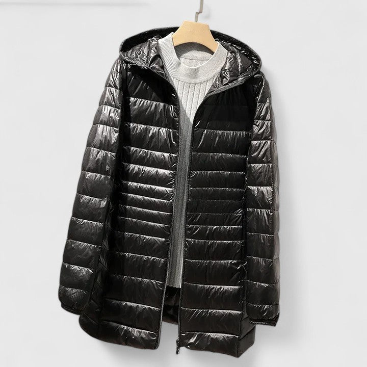 Women's Lightweight Padded Jacket - Cozy & Sleek Layering