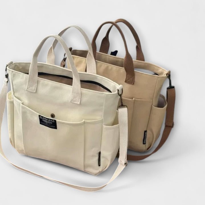 Women's Minimalistic Canvas Tote Bag - Everyday Essential