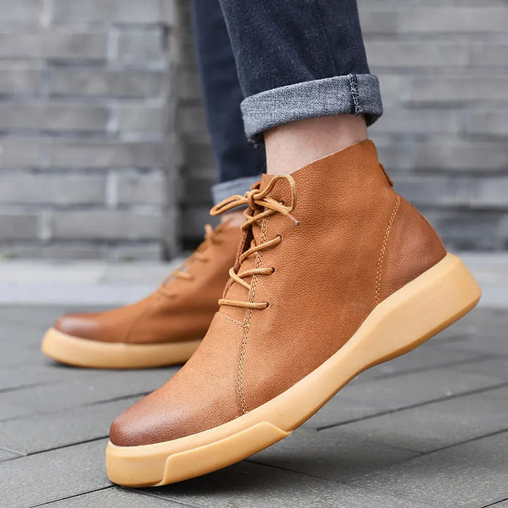 Men's Leather Chukka Boots – Smart Casual Ankle Desert Boots