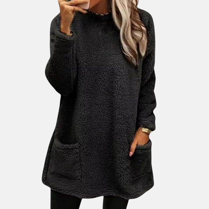 Women's Isabel Fleece Long Sweatshirt - Everyday Comfort