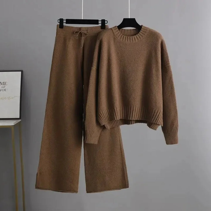 Women's Knit Two-Piece Set – Cozy Comfort for Everyday