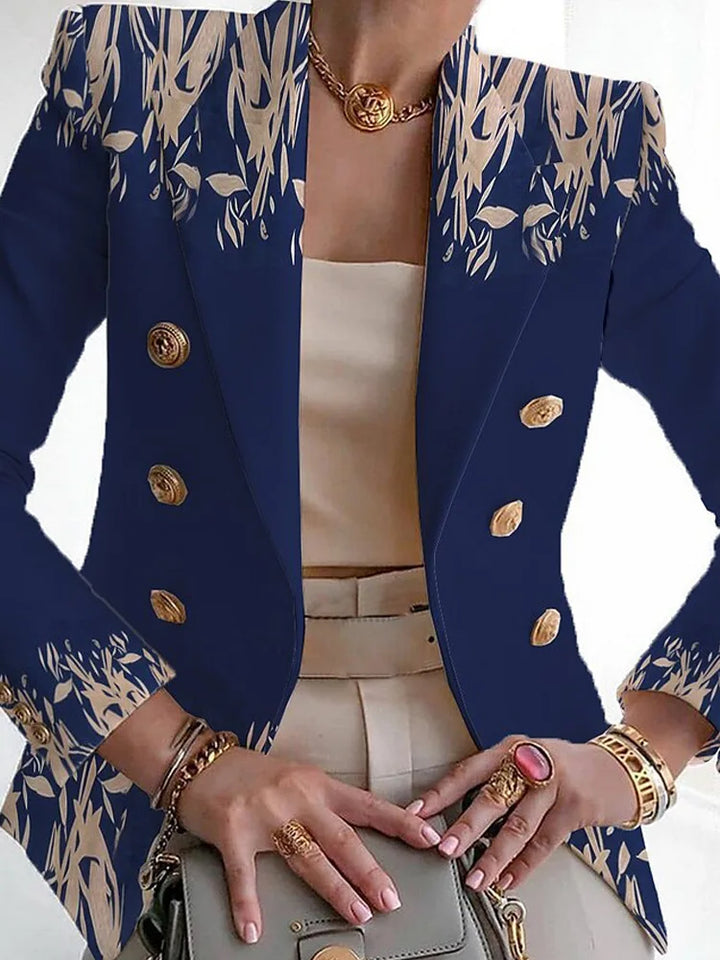 Women's Botanical Tailored Blazer - Polished & Elegant