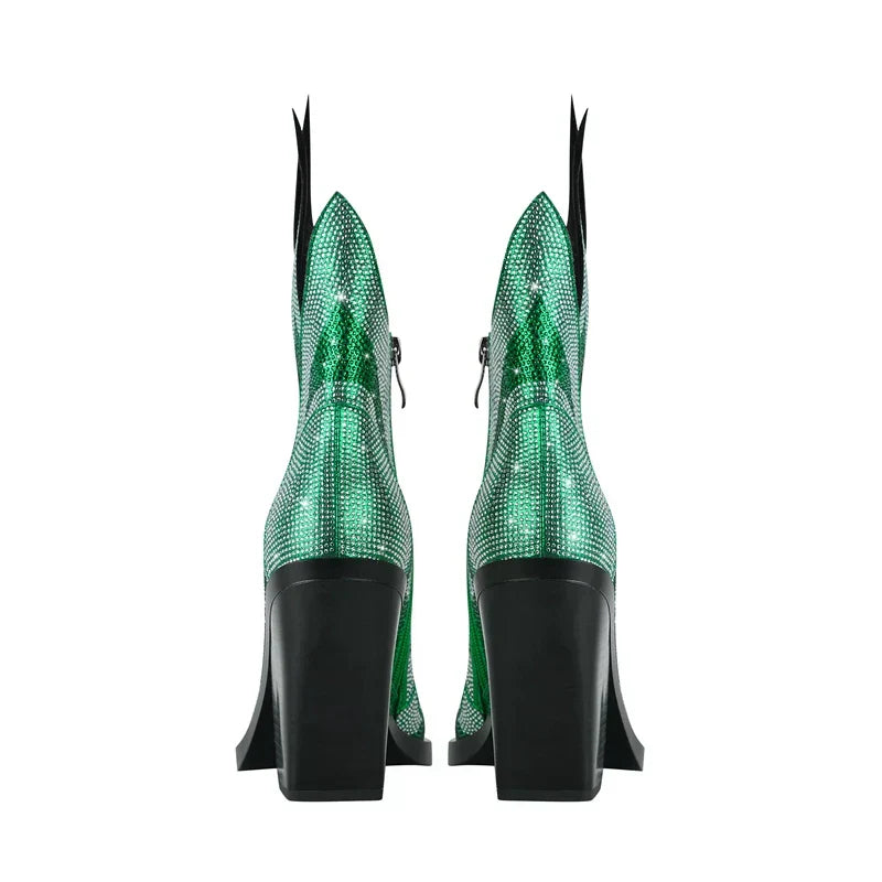 Women's Flame-Inspired Diva Boots - Command Every Step