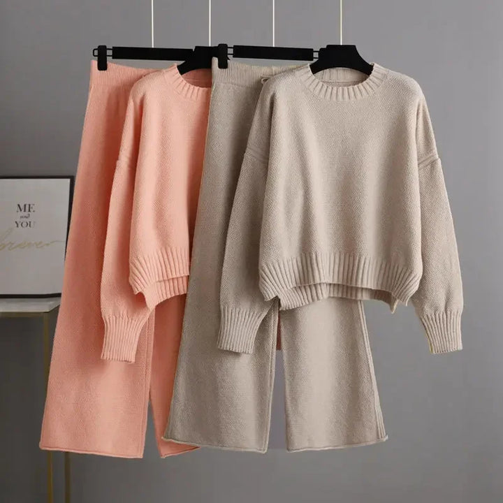 Women's Knit Two-Piece Set – Cozy Comfort for Everyday