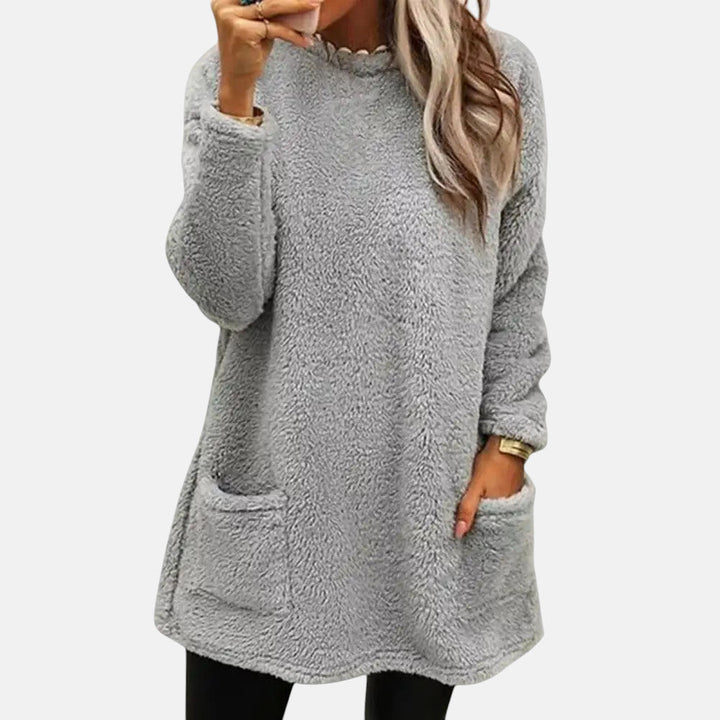 Women's Isabel Fleece Long Sweatshirt - Everyday Comfort