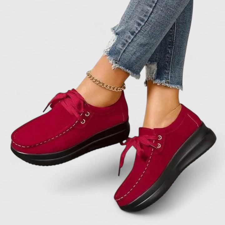 Women's Platform Moccasin Shoes - Heritage Style with Modern Comfort