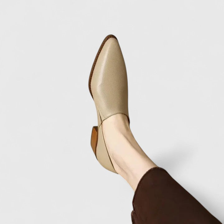 Women's Modern Classic Low Heel Shoes - Effortless Elegance