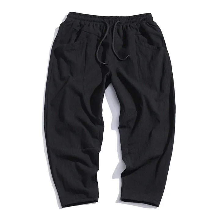Kyoto Linen Cropped Pants