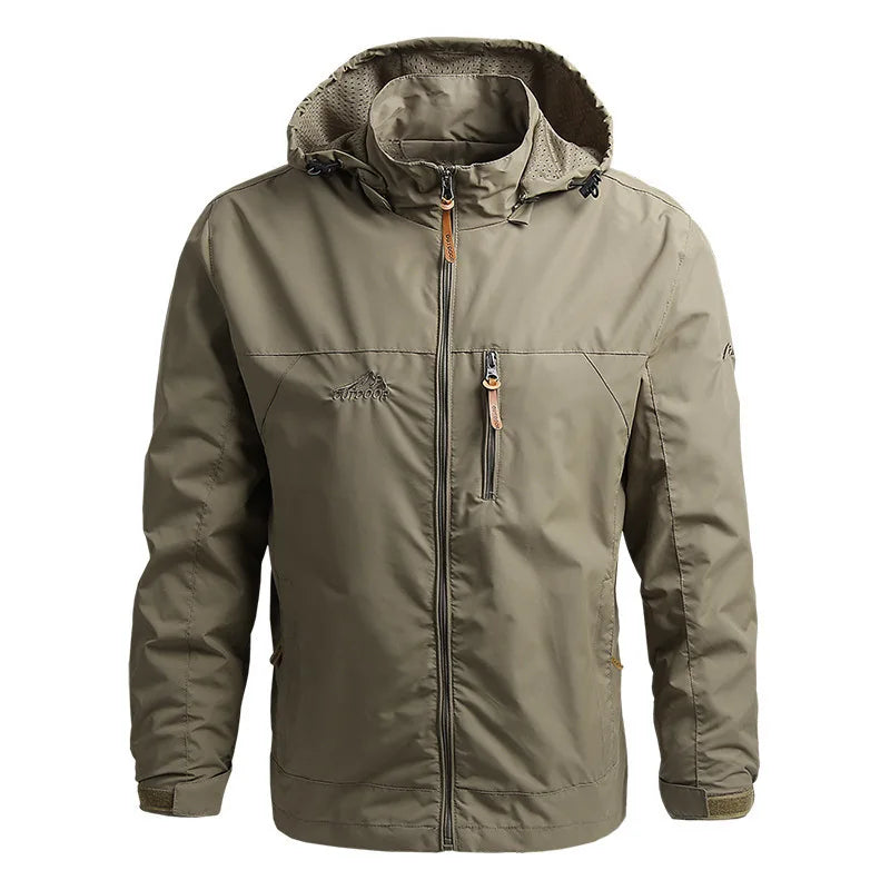Men's Water-Resistant Shell Jacket – All-Weather Explorer