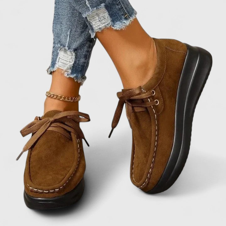 Women's Platform Moccasin Shoes - Heritage Style with Modern Comfort