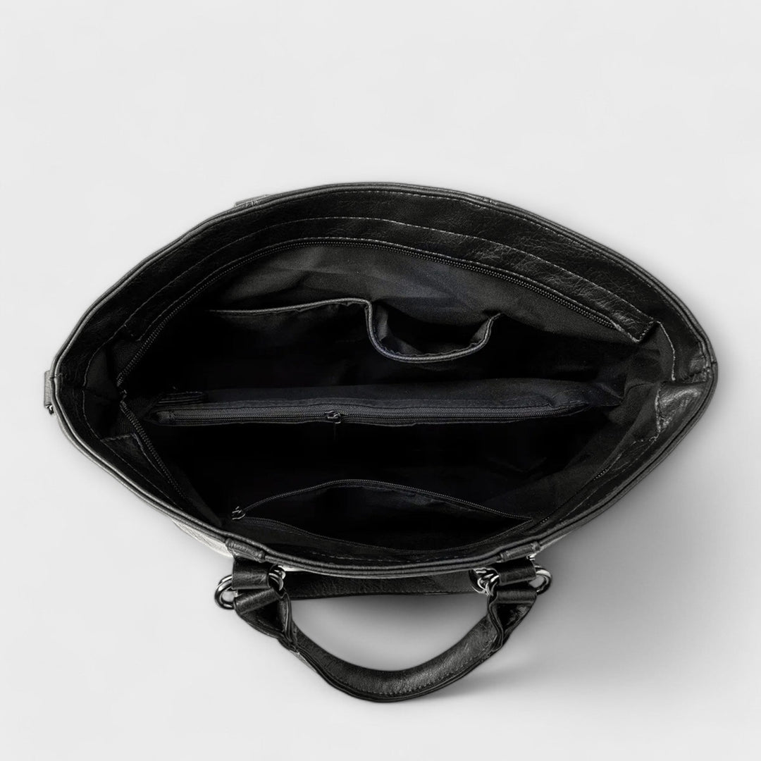 Women's Large Leather Bag - Spacious Everyday Tote