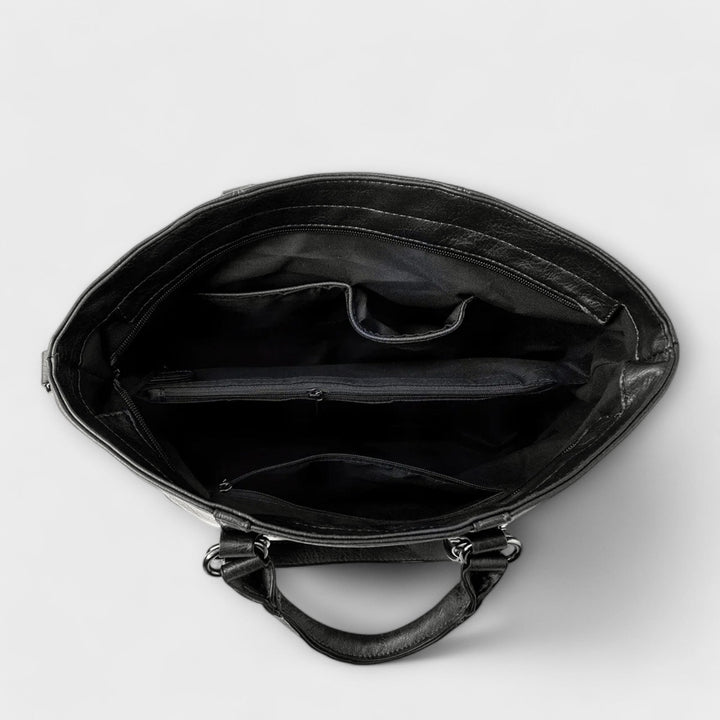 Women's Large Leather Bag - Spacious Everyday Tote
