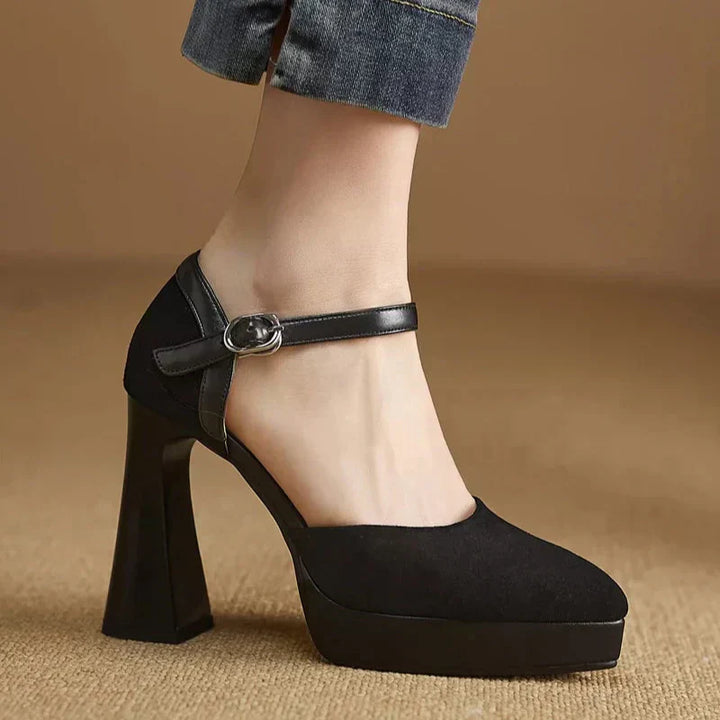 Women's Ankle-Strap Pumps - Elegant Everyday Heels