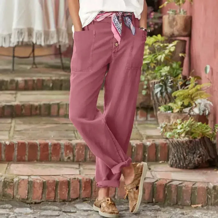 Women's Relaxed Fit Lightweight Pants - Everyday Ease