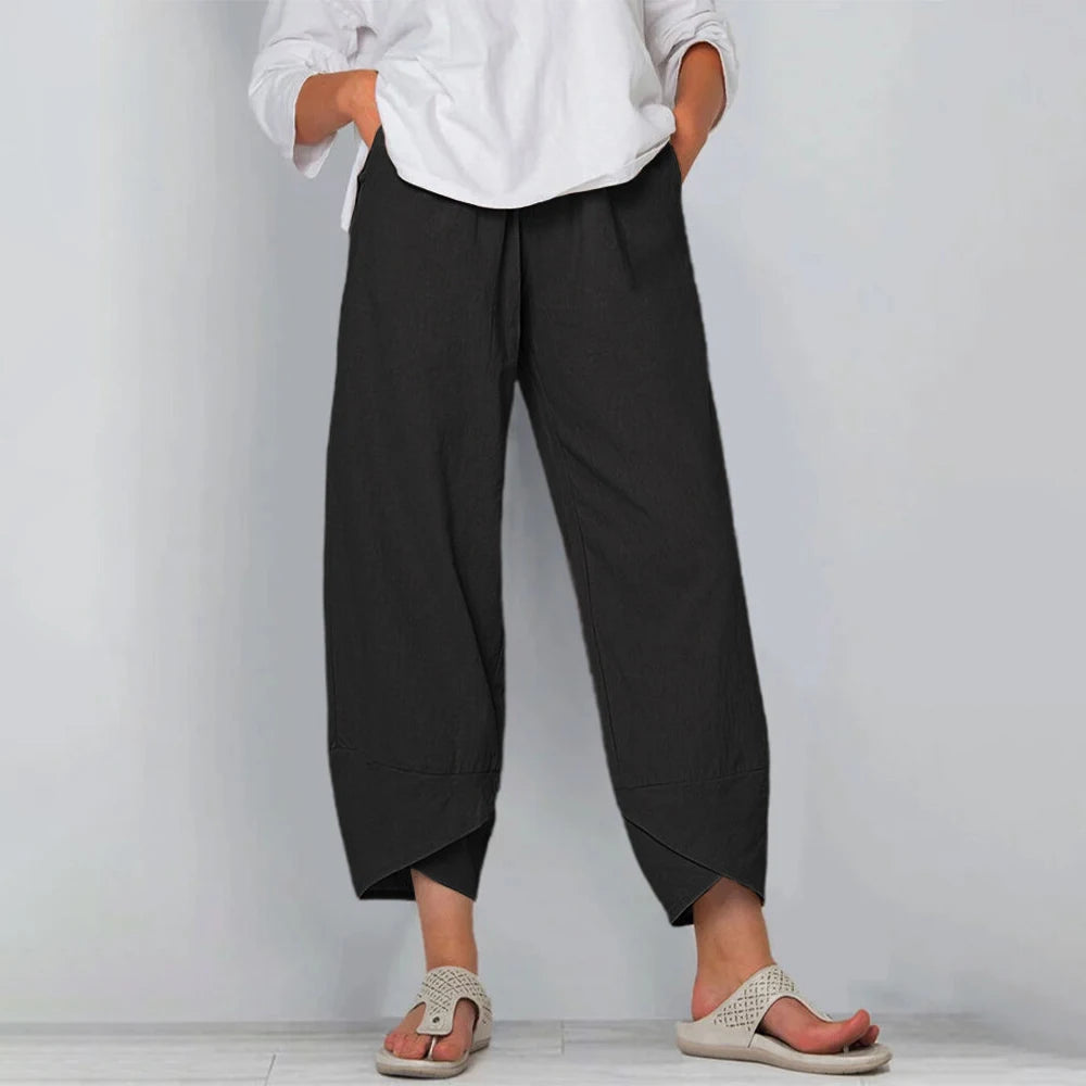 Women's Wide Leg Pants - Effortless Elegance with All-Day Comfort