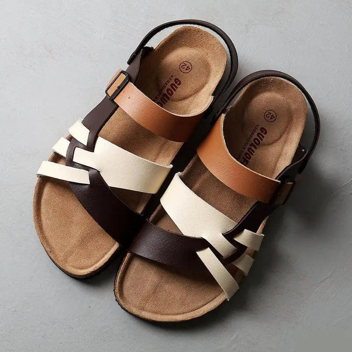 Women's Premium Leather Sandals - All-Day Comfort & Support