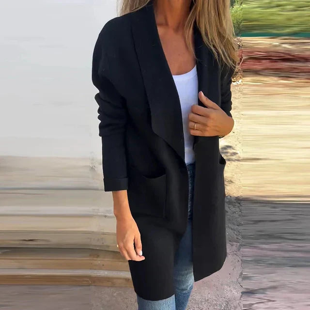 Women's Refined Blazer - Effortless Elegance for Any Occasion