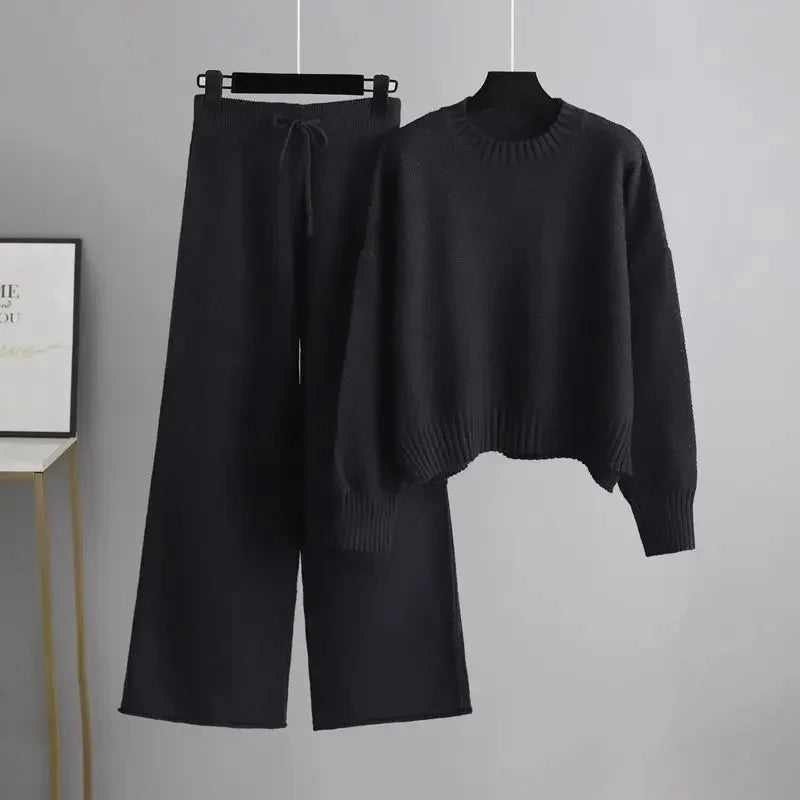 Women's Knit Two-Piece Set – Cozy Comfort for Everyday