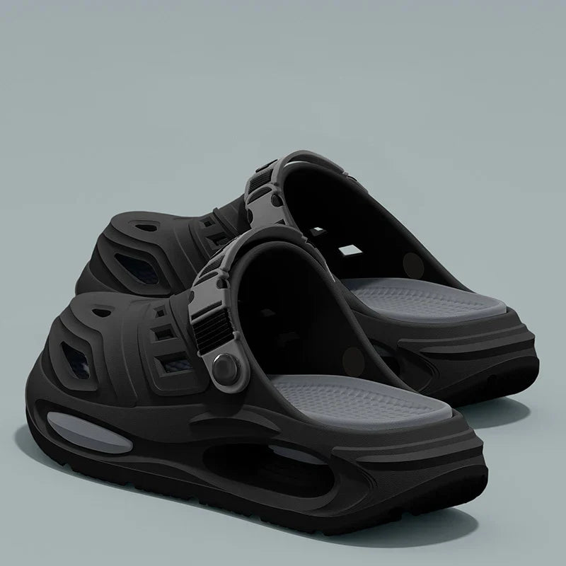 Men's EVA Cushioned Slides – Lightweight Summer Pool Sandals