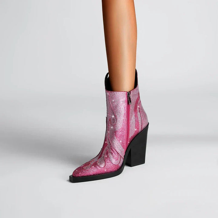 Women's Flame-Inspired Diva Boots - Command Every Step