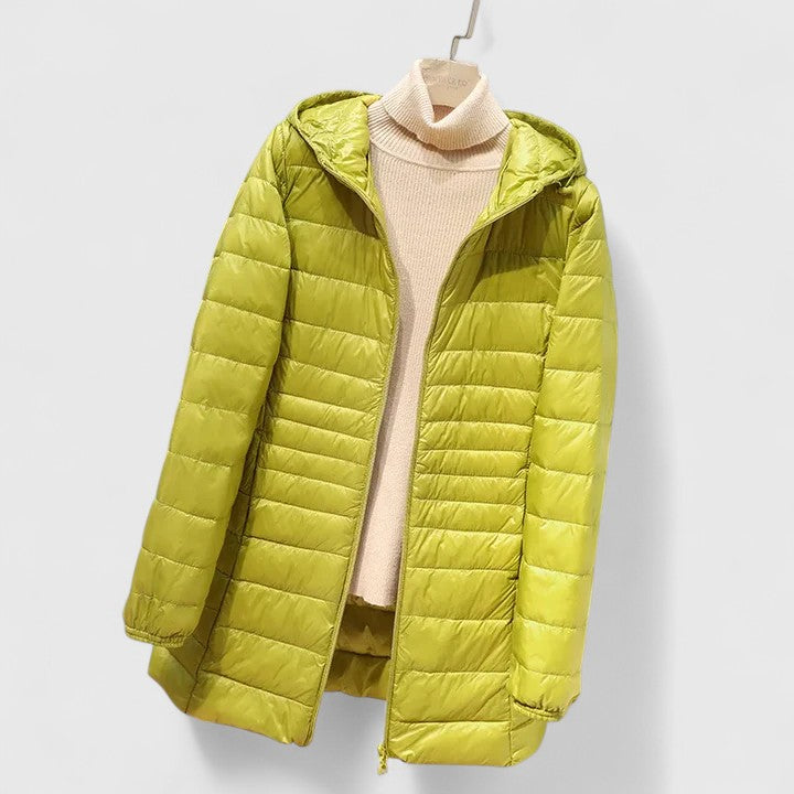 Women's Lightweight Padded Jacket - Cozy & Sleek Layering