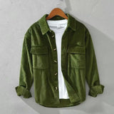 Men's Wide-Wale Corduroy Shirt – Relaxed Layering Overshirt