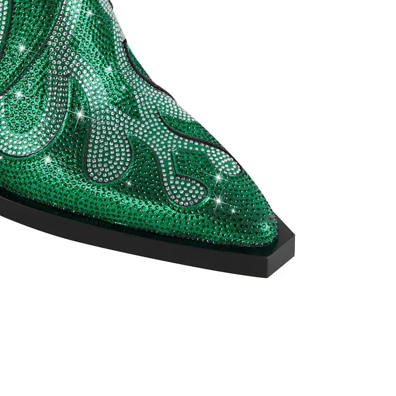 Women's Flame-Inspired Diva Boots - Command Every Step
