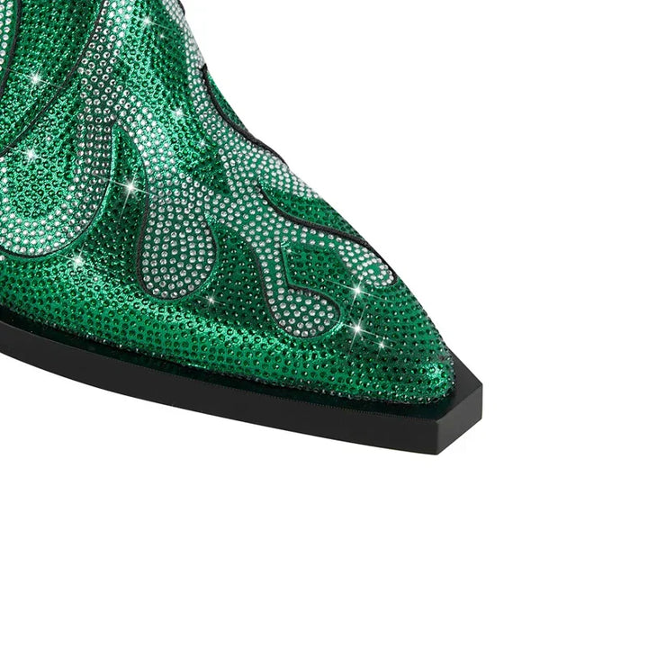 Women's Flame-Inspired Diva Boots - Command Every Step