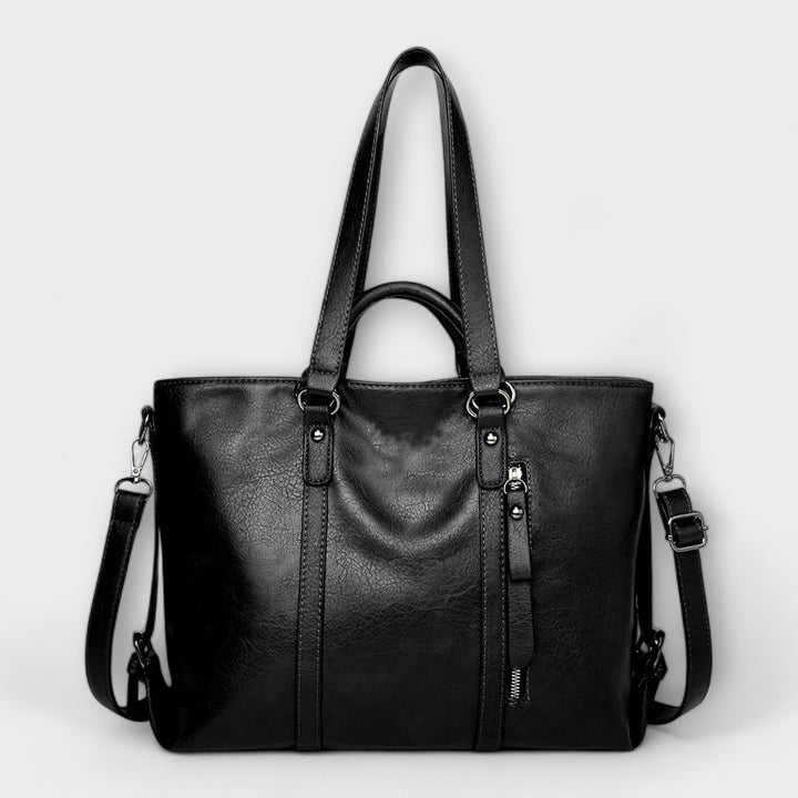 Women's Large Leather Bag - Spacious Everyday Tote