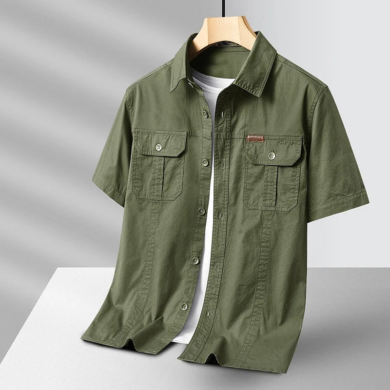 Men's Cotton Utility Shirt – Quick-Dry Expedition Style