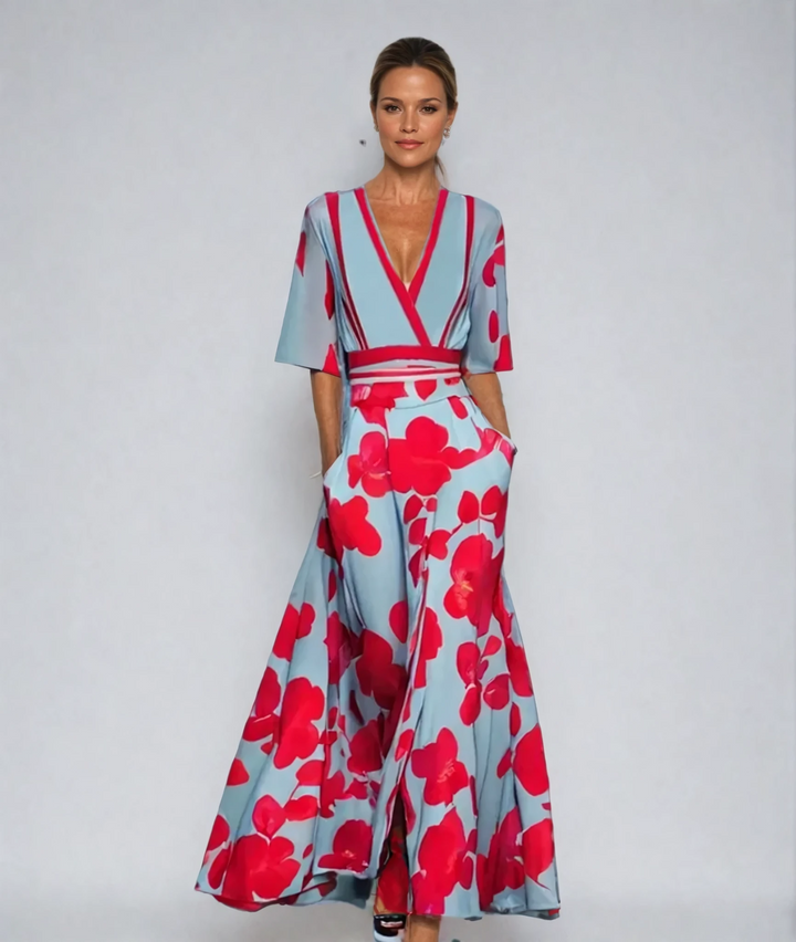 Women's Elegant Floral Dress - Effortless Day to Night Style