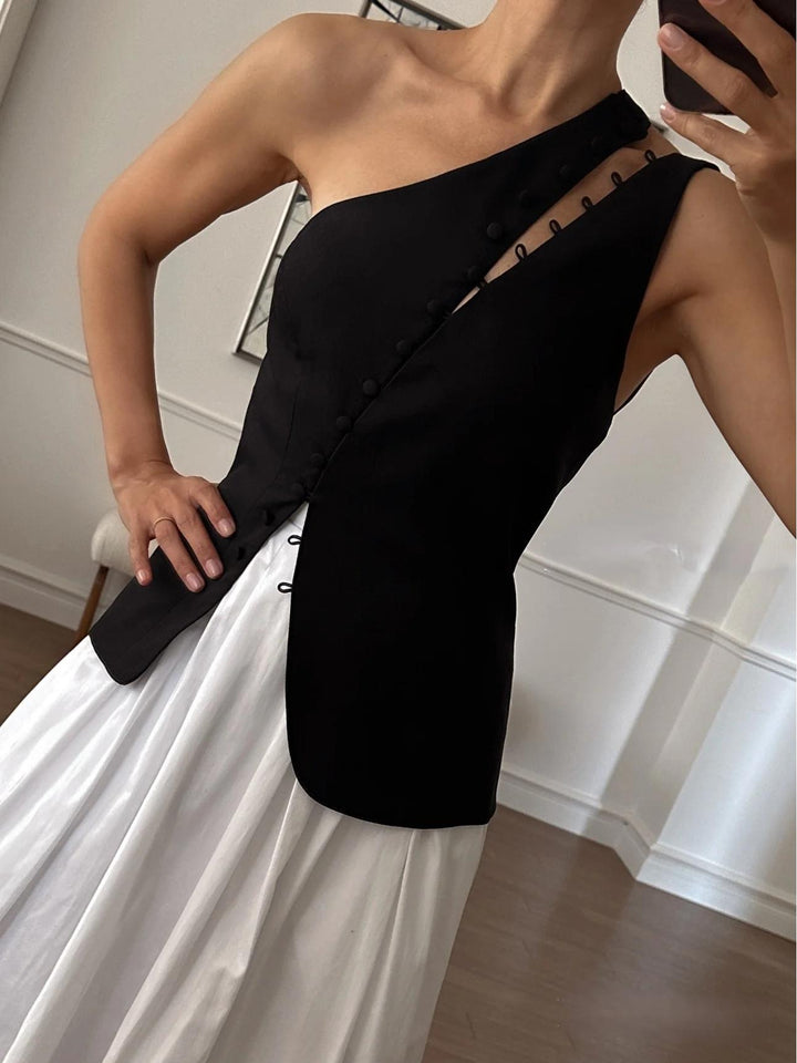 Women's Arielle Modern Asymmetric One-Shoulder Top