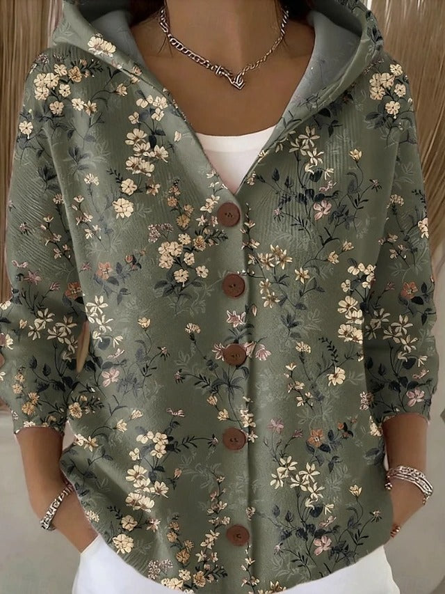 Women's Artistic Long Cardigan - Cozy Layering Essential