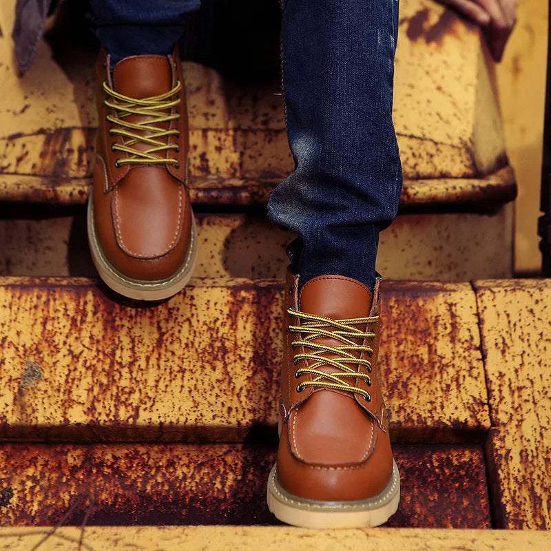 Men's Modern Gents' Boots - Smart Casual Everyday Wear