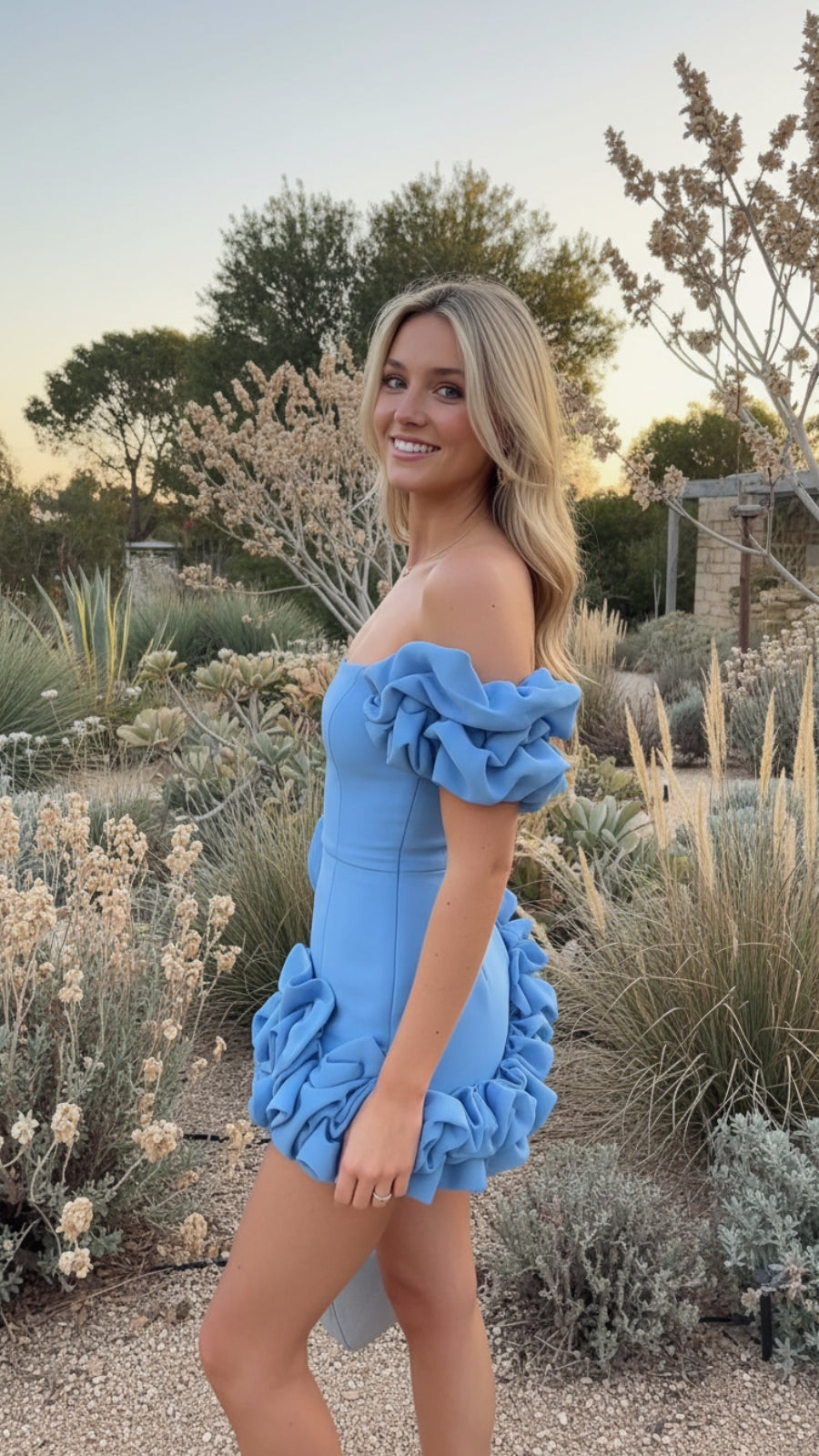 Women's Strapless Ruffle Mini Dress - Effortless Summer Party Style