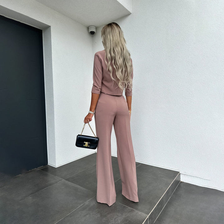 Women's Nora Two-Piece Set - Effortless Autumn Elegance