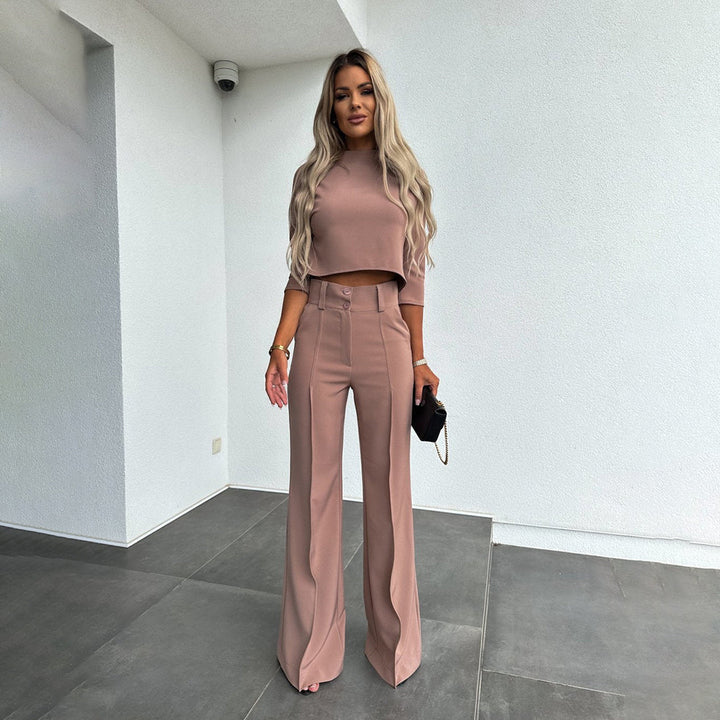 Women's Nora Two-Piece Set - Effortless Autumn Elegance