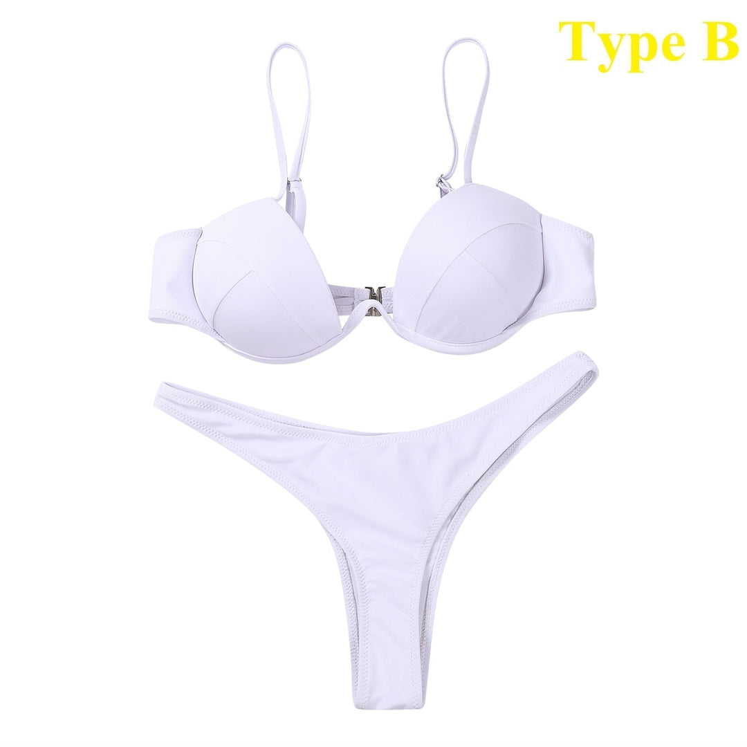 Women's Brazilian Bikini - Vibrant Colors for Beach Days