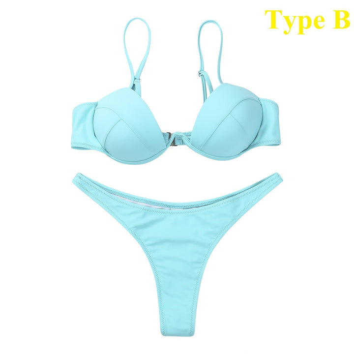 Women's Brazilian Bikini - Vibrant Colors for Beach Days