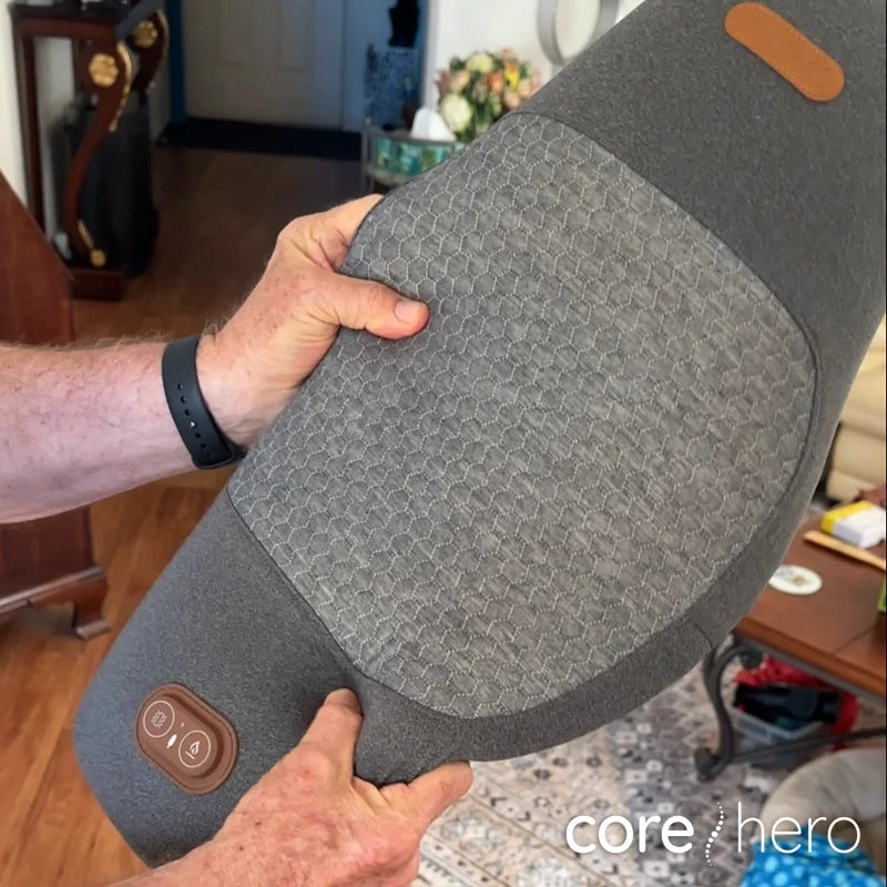 Core Hero® Heated Lumbar Massage Pillow