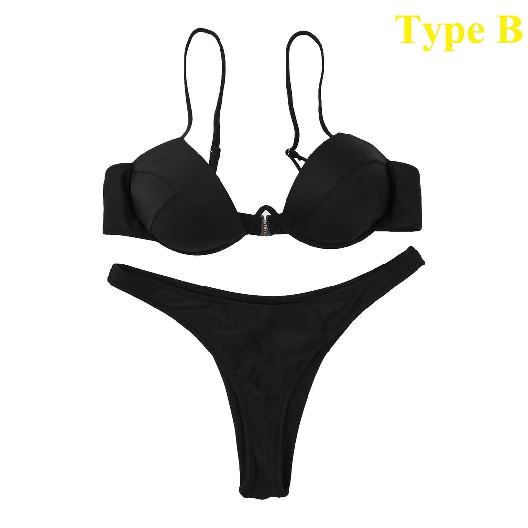 Women's Brazilian Bikini - Vibrant Colors for Beach Days