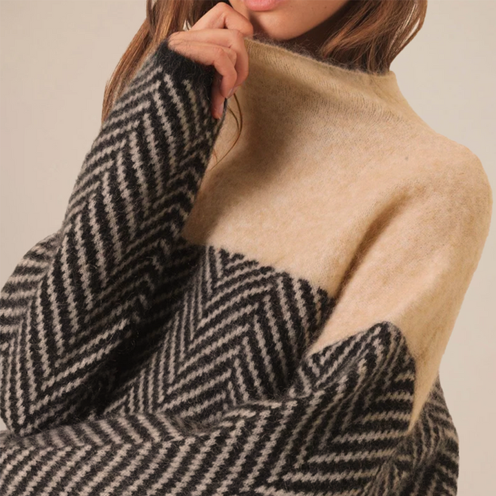 Women's Sabrina Wool Blend Knit Sweater - Cozy Winter Style