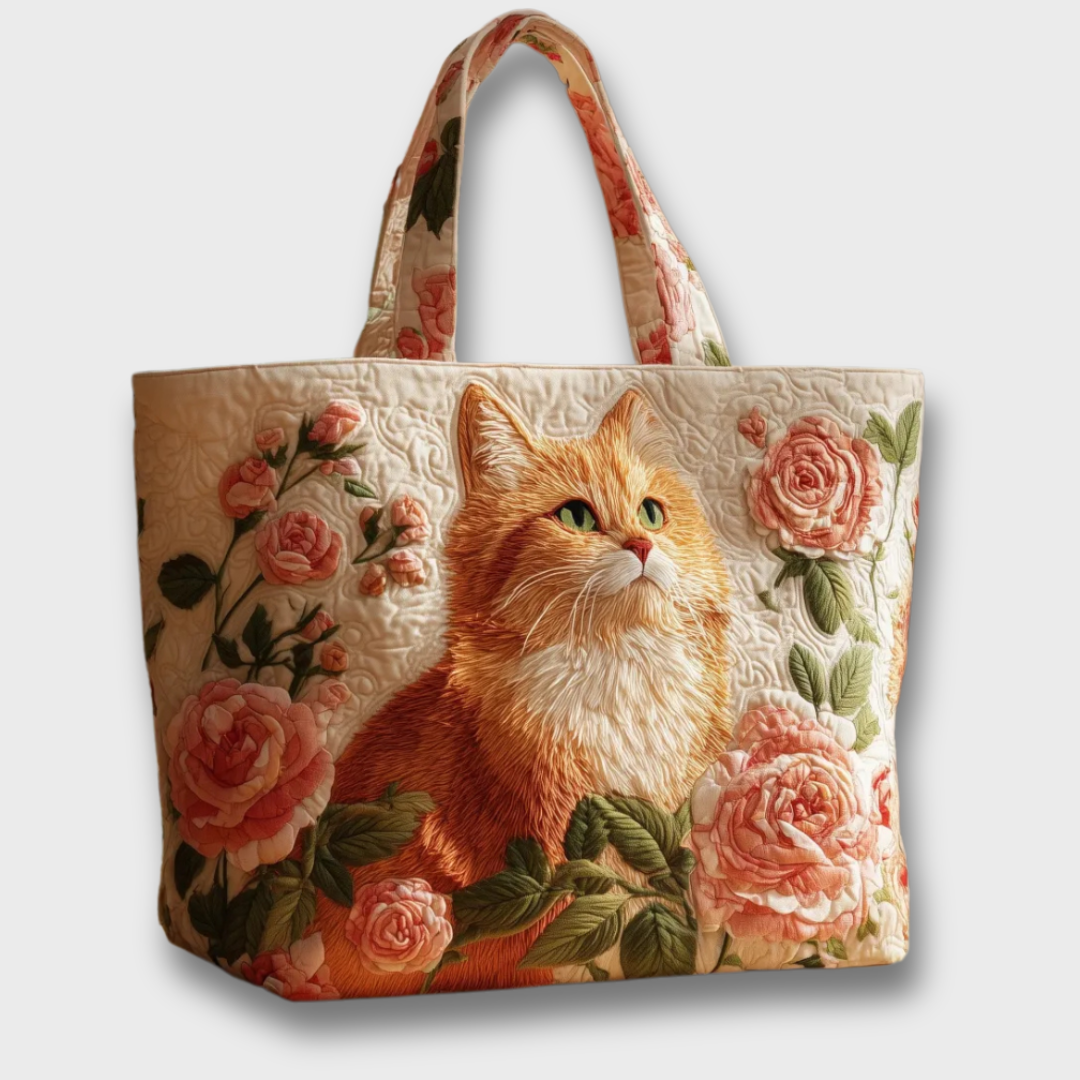 Women's Paisley Quilted Tote Bag - Soft, Lightweight & Organized