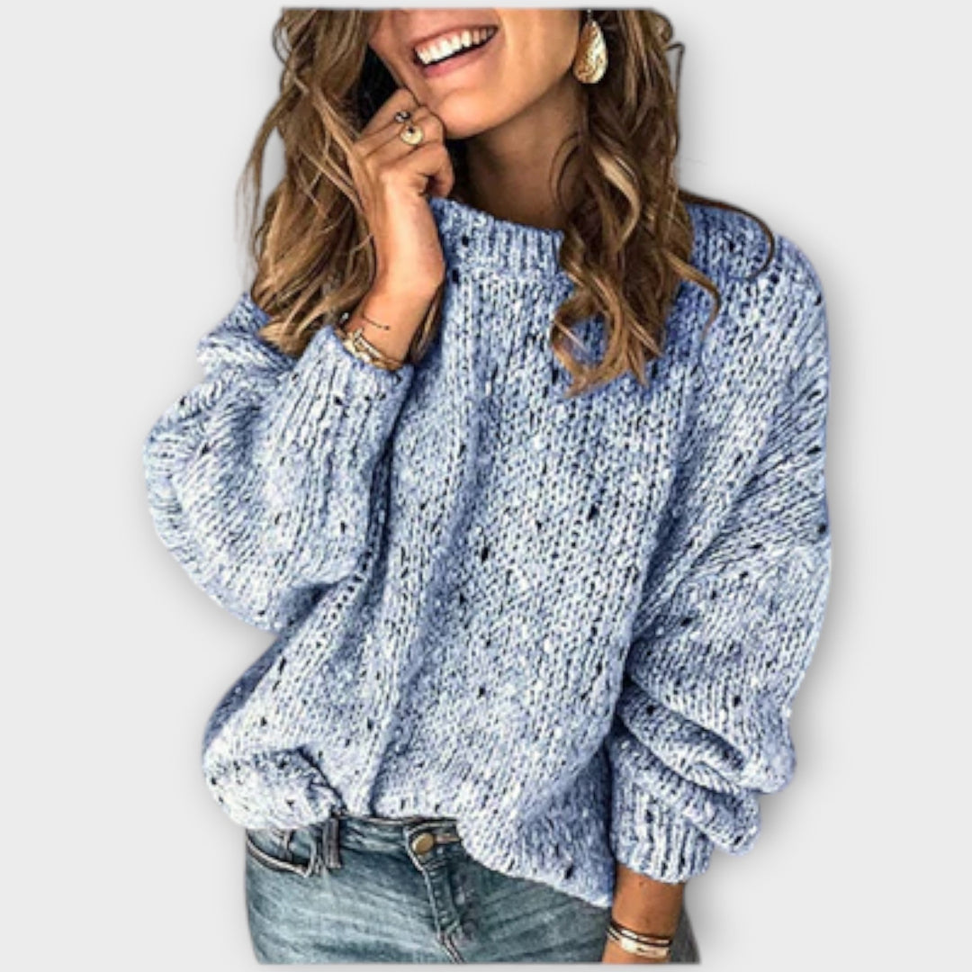 Women's Evelina Relaxed Chunky Knit Sweater - Cozy Everyday Essential