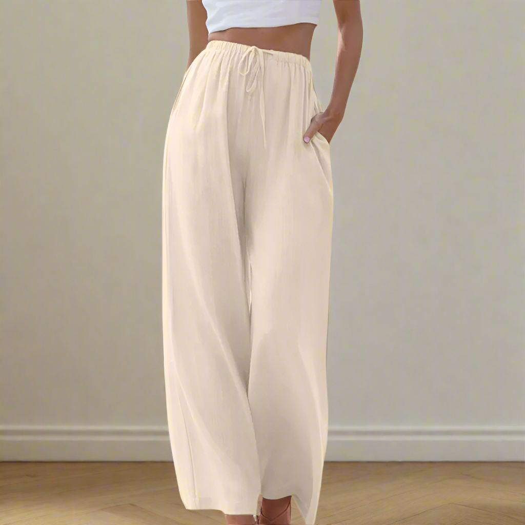 Women's Liam Wide-Leg Trousers - Breezy Summer Essential