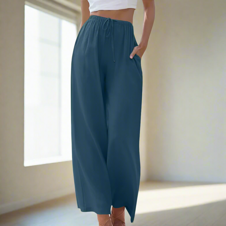 Women's Liam Wide-Leg Trousers - Breezy Summer Essential