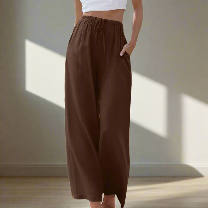 Women's Liam Wide-Leg Trousers - Breezy Summer Essential