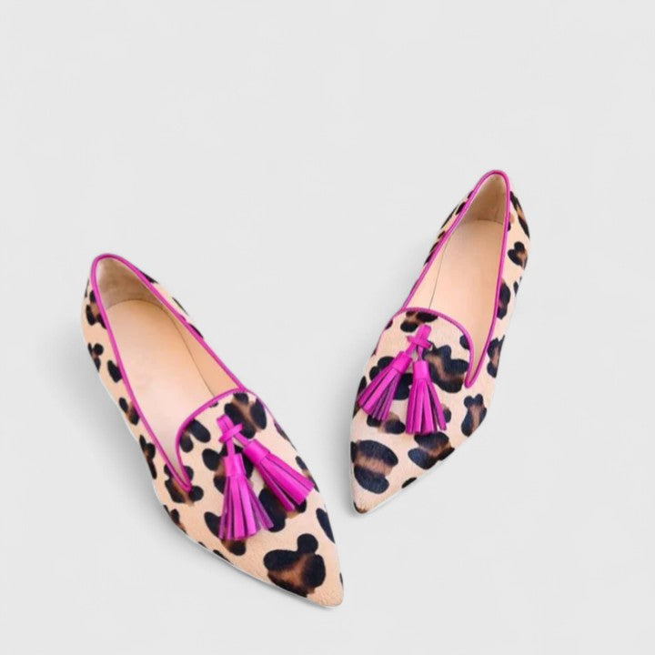 Women's Leopard Print Ankle Boots - Everyday Comfort