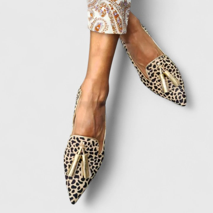 Women's Leopard Print Ankle Boots - Everyday Comfort